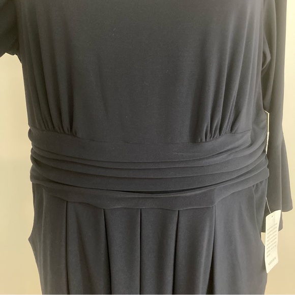 Navy Blue Eliza J Dress Size 14W NWT - Picture 6 of 8